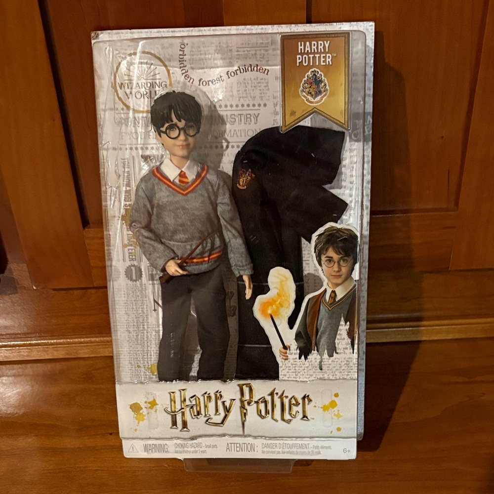 Warner Bros. Harry Potter Doll with Gray Sweater & Black Robe